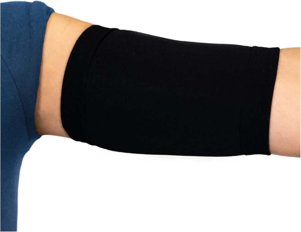 bicep compression sleeve for upper arm